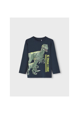 NAME IT Блуза 13219778 Тъмносин Regular Fit - Pepit.bg
