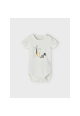 NAME IT Детско боди 13203207 Бял Regular Fit - Pepit.bg