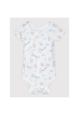 NAME IT Детско боди 13202134 Бял Regular Fit - Pepit.bg