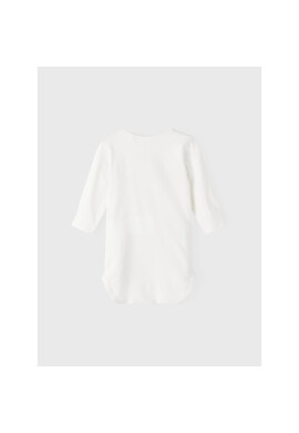 NAME IT Детско боди 13206863 Бял Regular Fit - Pepit.bg