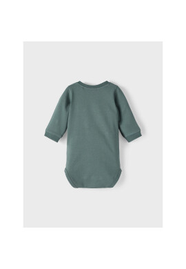 NAME IT Детско боди 13210145 Зелен Regular Fit - Pepit.bg