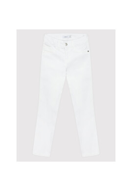 NAME IT Дънки 13195256 Бял Slim Fit - Pepit.bg