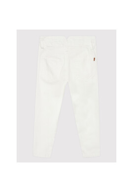 NAME IT Дънки 13202254 Бял Mom Fit - Pepit.bg