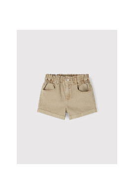 NAME IT Дънкови шорти Bella 13197436 Бежов Relaxed Fit - Pepit.bg