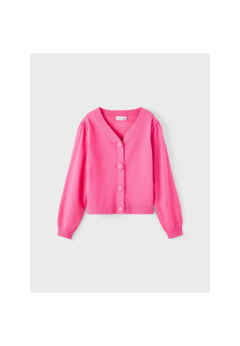 NAME IT Кардиган 13204393 Розов Regular Fit - Pepit.bg