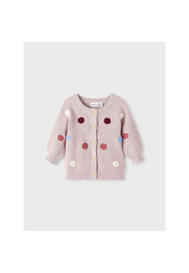 NAME IT Кардиган 13207071 Розов Regular Fit - Pepit.bg