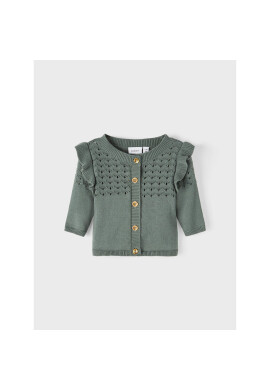 NAME IT Кардиган 13207073 Зелен Regular Fit - Pepit.bg