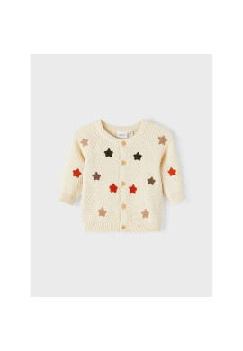 NAME IT Кардиган 13207107 Екрю Regular Fit - Pepit.bg