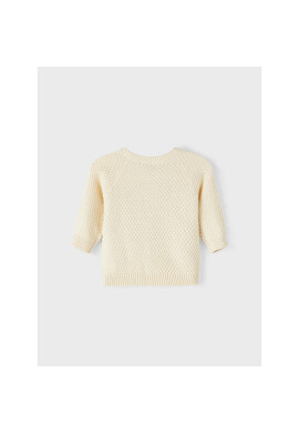 NAME IT Кардиган 13207107 Екрю Regular Fit - Pepit.bg