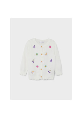 NAME IT Кардиган 13214295 Бял Regular Fit - Pepit.bg