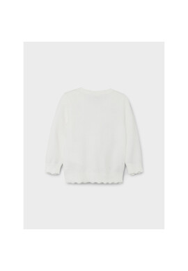 NAME IT Кардиган 13214295 Бял Regular Fit - Pepit.bg