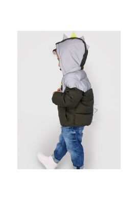 NAME IT Пухено яке 13205248 Сив Regular Fit - Pepit.bg