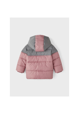 NAME IT Пухено яке 13209104 Розов Regular Fit - Pepit.bg