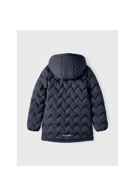 NAME IT Пухено яке 13206407 Тъмносин Regular Fit - Pepit.bg
