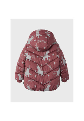 NAME IT Пухено яке 13209383 Розов Regular Fit - Pepit.bg