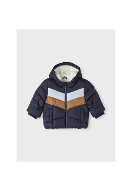 NAME IT Пухено яке 13218445 Тъмносин Regular Fit - Pepit.bg