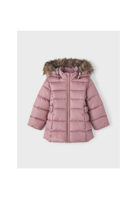 NAME IT Пухено яке 13218451 Розов Regular Fit - Pepit.bg