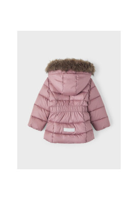 NAME IT Пухено яке 13218451 Розов Regular Fit - Pepit.bg