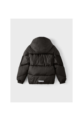 NAME IT Пухено яке 13218494 Черен Regular Fit - Pepit.bg