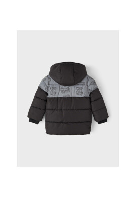 NAME IT Пухено яке 13218521 Черен Regular Fit - Pepit.bg