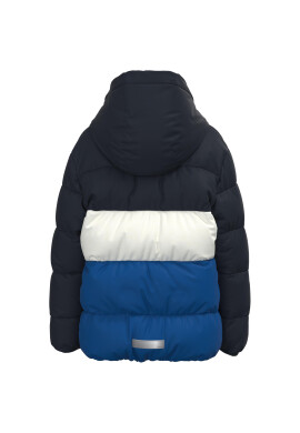 NAME IT Пухено яке 13218530 Тъмносин Regular Fit - Pepit.bg