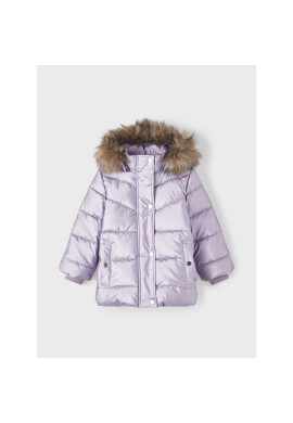 NAME IT Пухено яке 13218548 Виолетов Regular Fit - Pepit.bg