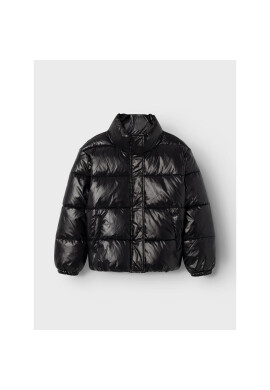 NAME IT Пухено яке 13218952 Черен Regular Fit - Pepit.bg