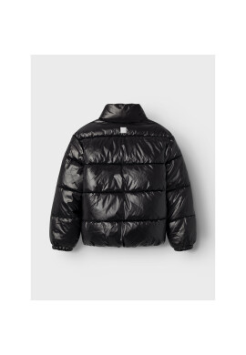NAME IT Пухено яке 13218952 Черен Regular Fit - Pepit.bg