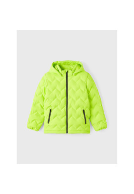 NAME IT Пухено яке Marl 13206406 Зелен Regular Fit - Pepit.bg