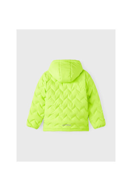 NAME IT Пухено яке Marl 13206406 Зелен Regular Fit - Pepit.bg