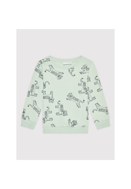 NAME IT Суитшърт 13197721 Зелен Regular Fit - Pepit.bg