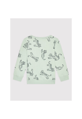 NAME IT Суитшърт 13197721 Зелен Regular Fit - Pepit.bg