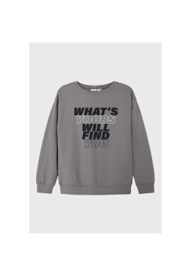 NAME IT Суитшърт 13206606 Сив Regular Fit - Pepit.bg
