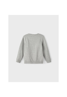 NAME IT Суитшърт 13210914 Сив Regular Fit - Pepit.bg