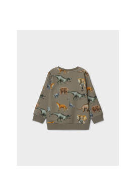 NAME IT Суитшърт 13212855 Зелен Regular Fit - Pepit.bg