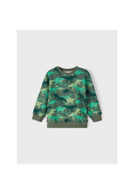 NAME IT Суитшърт 13213223 Зелен Regular Fit - Pepit.bg