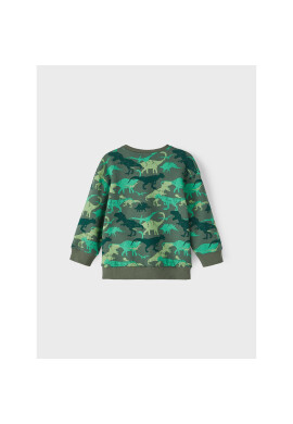 NAME IT Суитшърт 13213223 Зелен Regular Fit - Pepit.bg