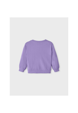 NAME IT Суитшърт 13215029 Виолетов Regular Fit - Pepit.bg