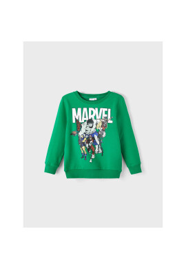 NAME IT Суитшърт MARVEL 13210831 Зелен Regular Fit - Pepit.bg