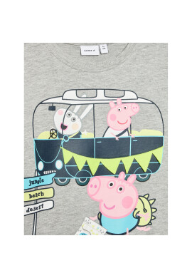 NAME IT Суитшърт PEPPA PIG 13201337 Сив Regular Fit - Pepit.bg