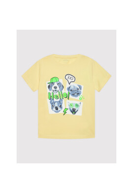 NAME IT Тишърт 13200329 Жълт Regular Fit - Pepit.bg