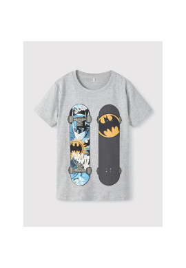NAME IT Тишърт BATMAN 13205402 Сив Regular Fit - Pepit.bg