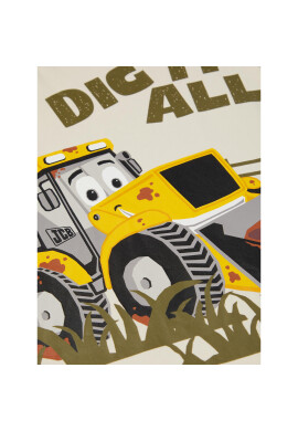 NAME IT Тишърт JCB 13203569 Бежов Regular Fit - Pepit.bg