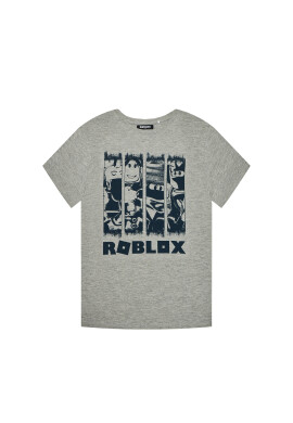 NAME IT Тишърт Roblox Marcos 13195551 Сив Regular Fit - Pepit.bg