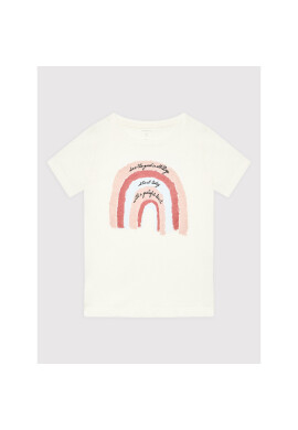 NAME IT Тишърт Tenje 13198930 Бял Regular Fit - Pepit.bg