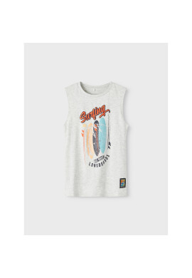 NAME IT топ 13213982 Сив Regular Fit - Pepit.bg