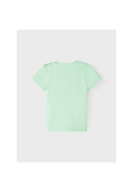 NAME IT Тишърт 13215720 Зелен Regular Fit - Pepit.bg