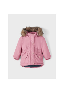 NAME IT Зимно яке 13216492 Розов Regular Fit - Pepit.bg