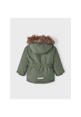 NAME IT Зимно яке 13216492 Зелен Regular Fit - Pepit.bg