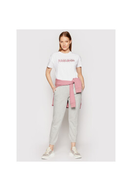Napapijri Тишърт Silea NP0A4FAF Бял Regular Fit - Pepit.bg